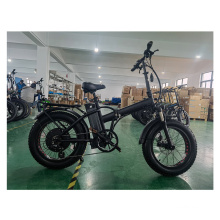 Wholesale 1000w Suspension Off-road MTB 48v Fat Mountain Electric Bike folding electric fat bike
